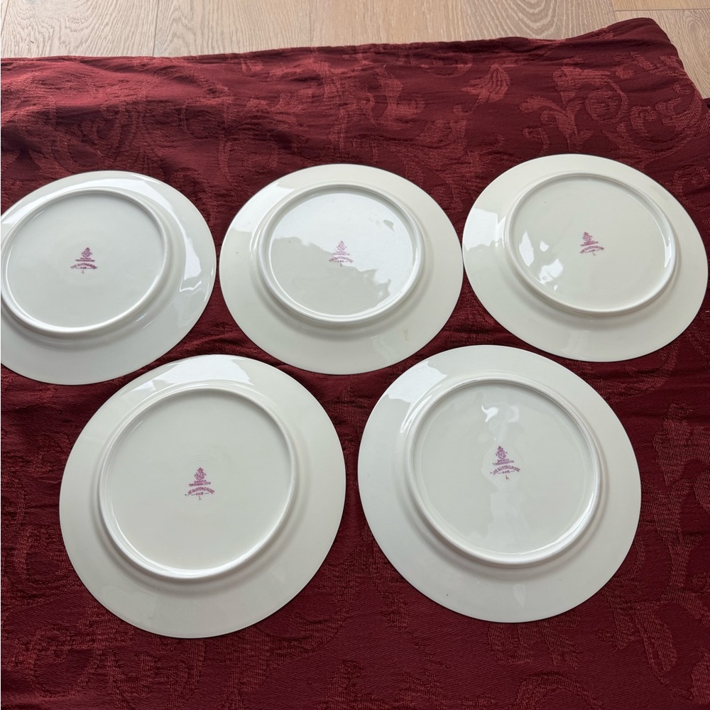 Queen’s Rose Salad Plates - Picture 3 of 7